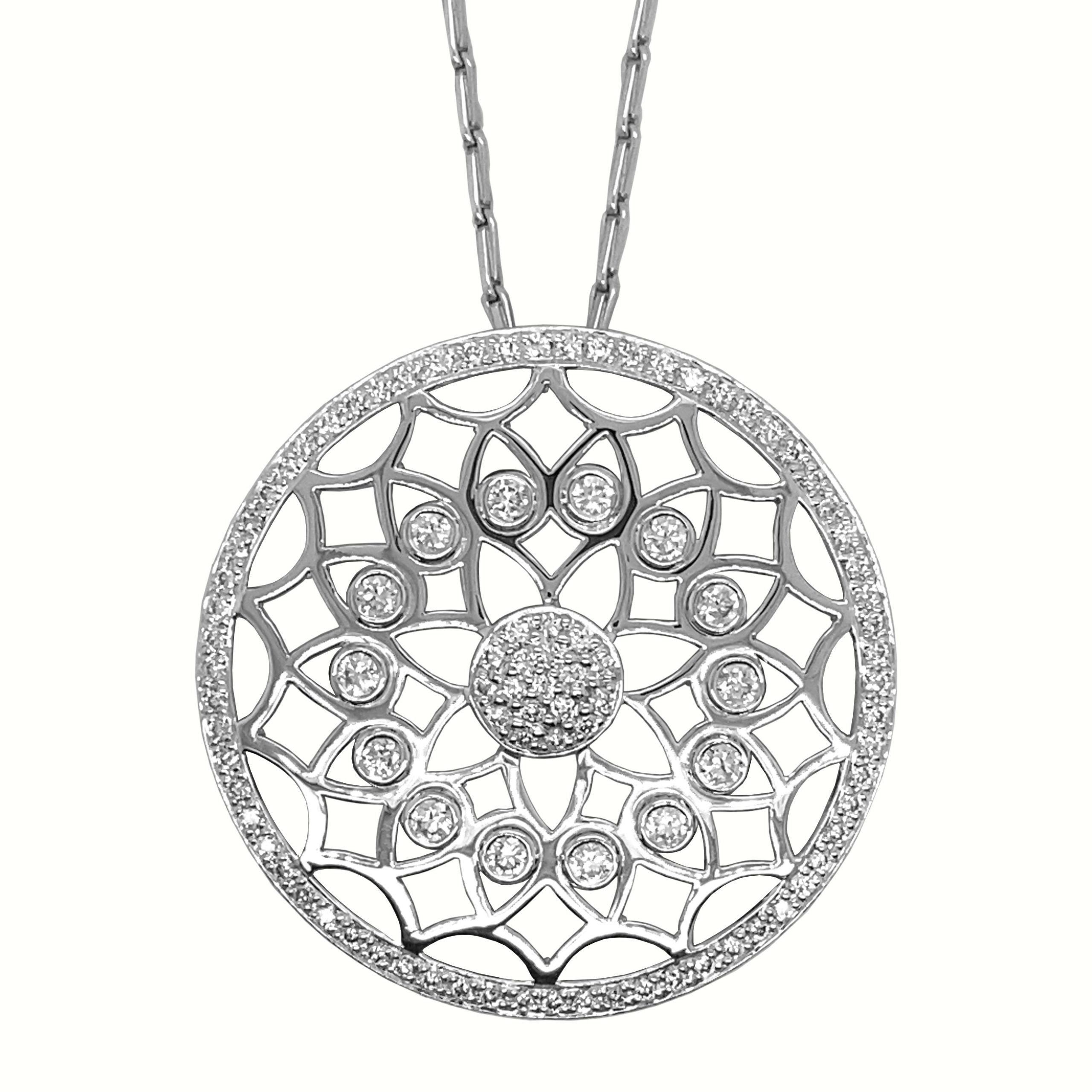 Diamond Medallion Pendant • Julia Custom Designs